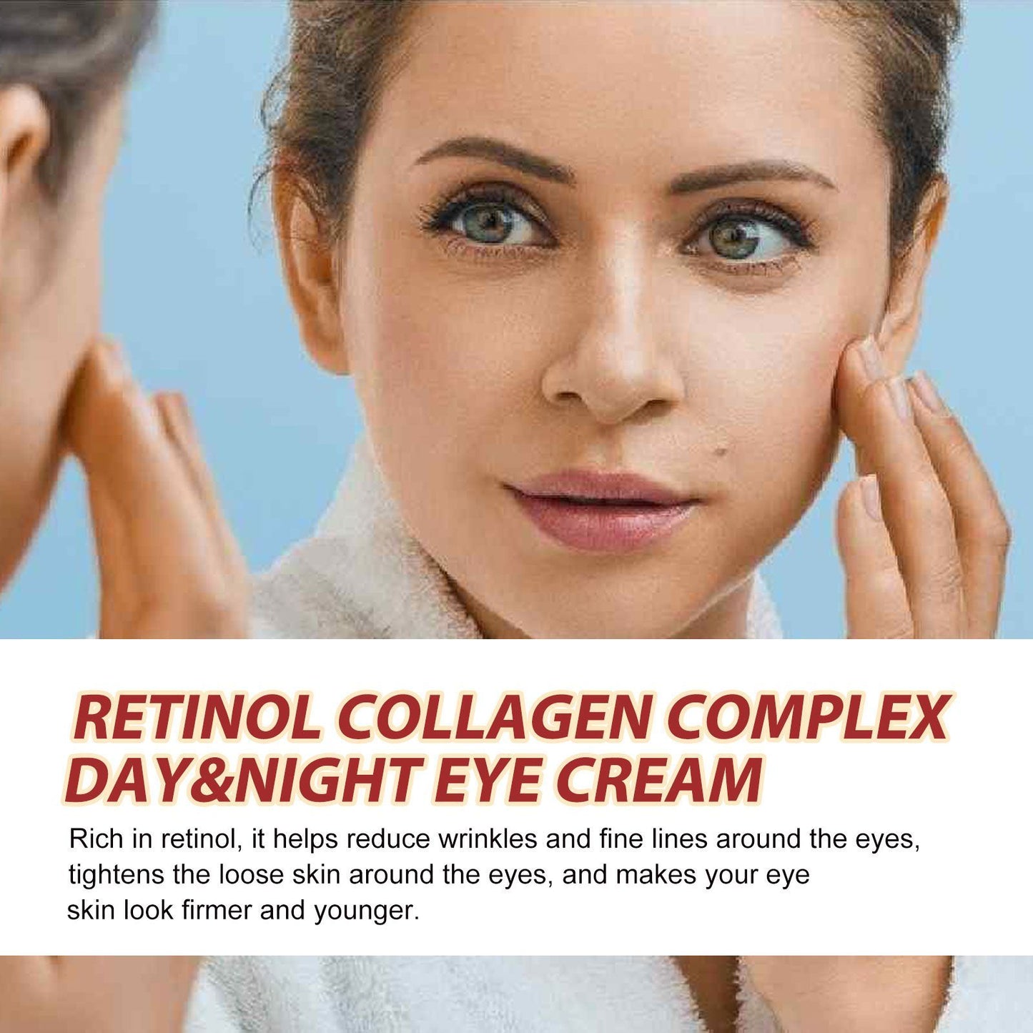 EELHOE Retinol Eye Cream Stick Helps To Reduce Fine Lines, Eye Bags, And Dark Circles While Providing Hydration And Moisturization To Firm The Skin Around The Eyes