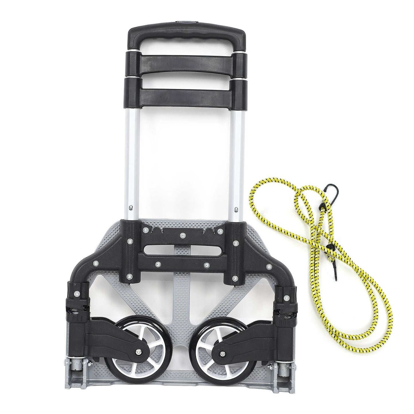 Heavy Duty Hand Truck 80KG Folding Compact Aluminium Hand Truck Luggage Cart Wheel Collapsible