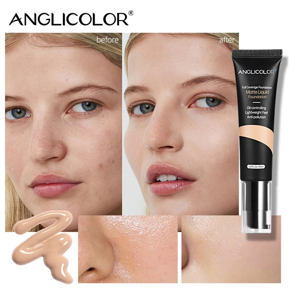 Flawless Finish Foundation, Improves Uneven Skin Tone, Lightweight, Medium Coverage & Semi-Matte, Vegan & Cruelty-Free