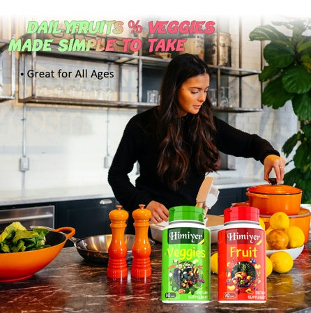 Fruit And Vegetable Capsules Set Of 2 Bottles