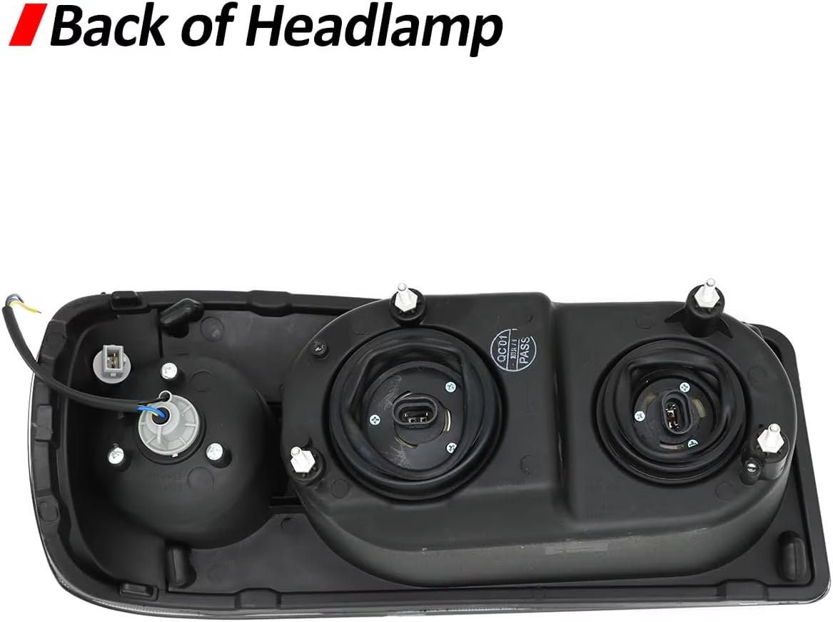 Headlight Assembly Fit For Mack Granite GU713, Left Driver Side And Right Passenger Side Headlight Assembly Both Sides Compatible With Select Mack Model