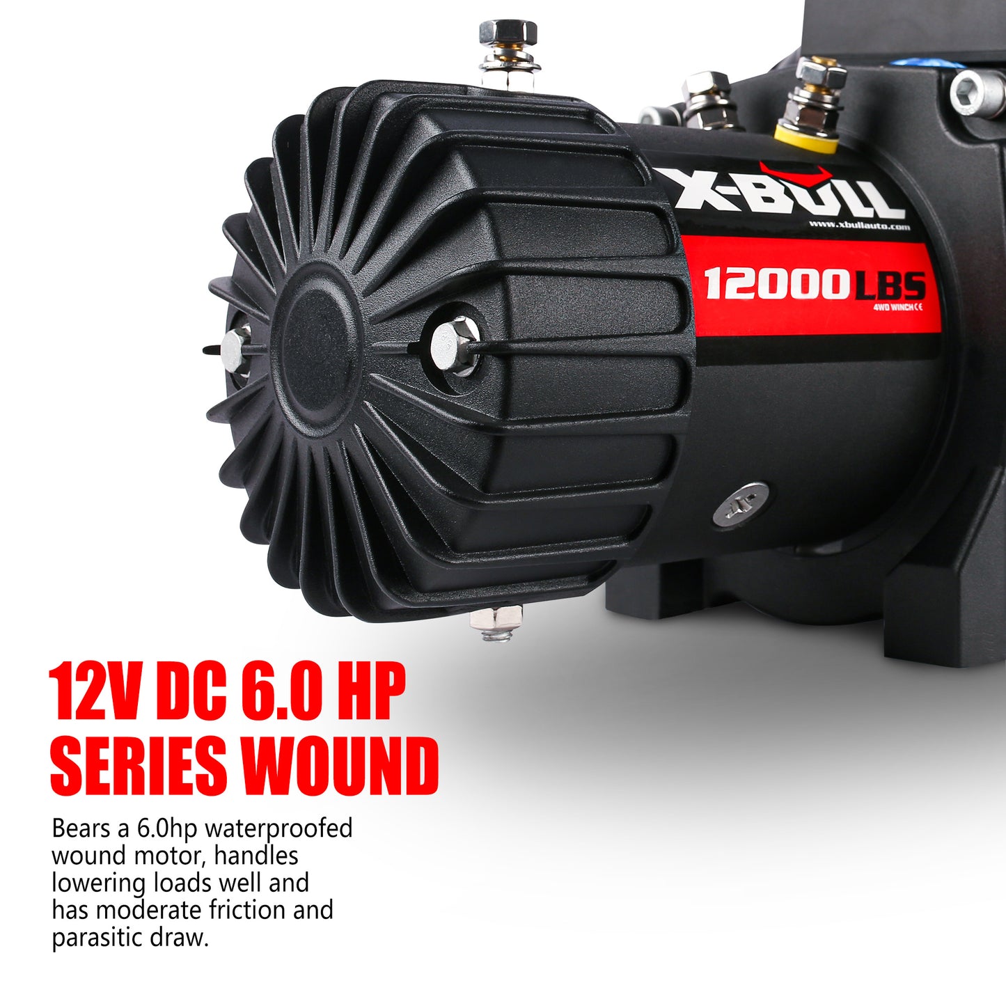X-BULL 12000 Lb Electric Winch Synthetic Rope Trailer Towing-Unavailable Platform - Amazon