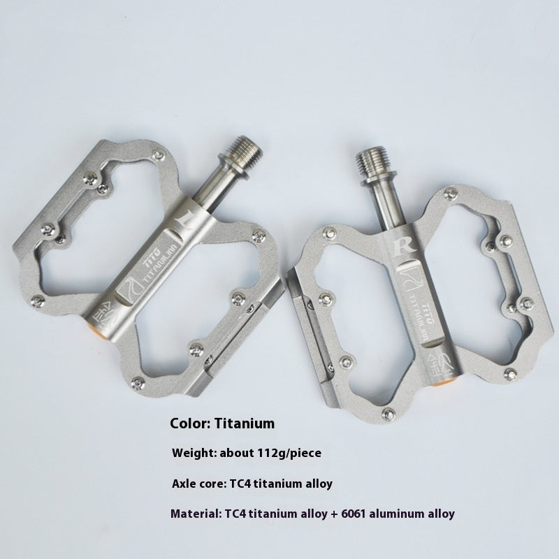 Titanium Alloy Pedal Road Mountain Bike