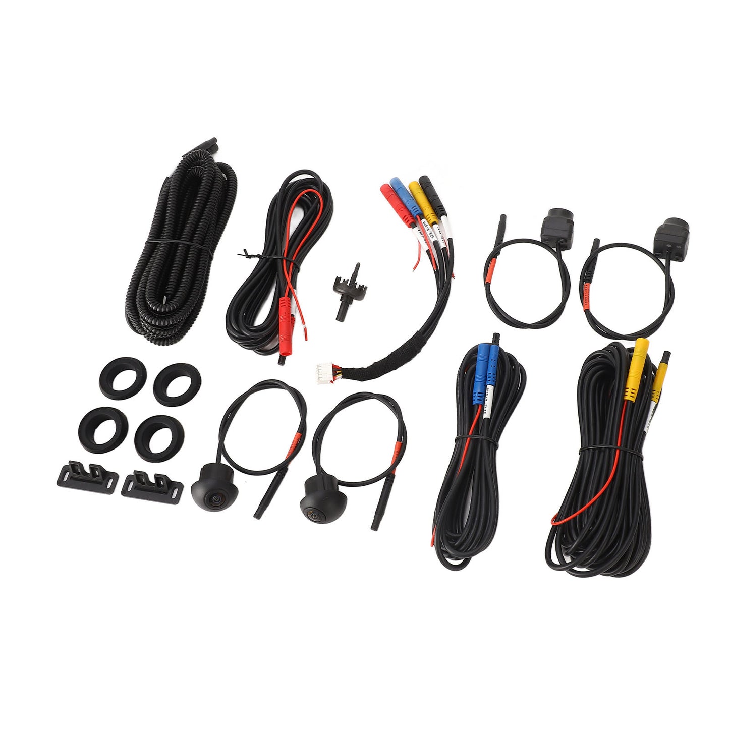 360 Car Camera Right Left Front Rear Panoramic Surround View AHD IP68 Waterproof for Android Auto Radio Night Vision 7 1080P