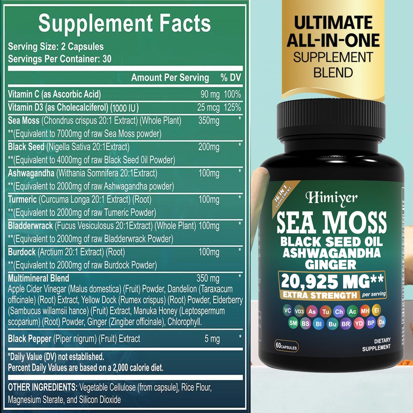 Seaweed Seed Oil 20925 Milligrams