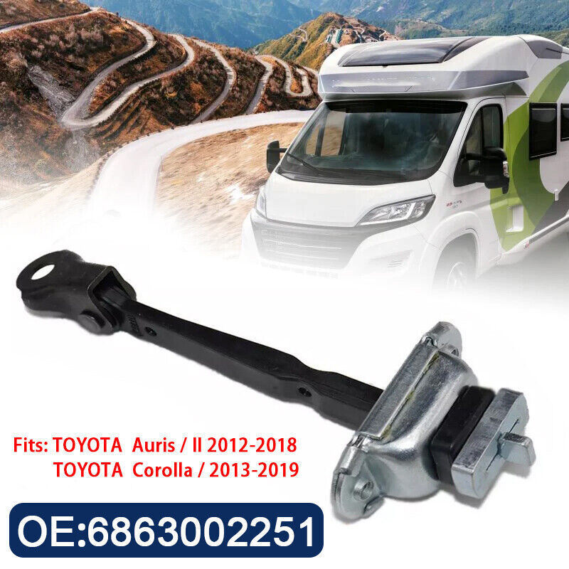 Rear Door Hinge Stop Check Strap Limitery Right Left Fits   Auris II 12-18