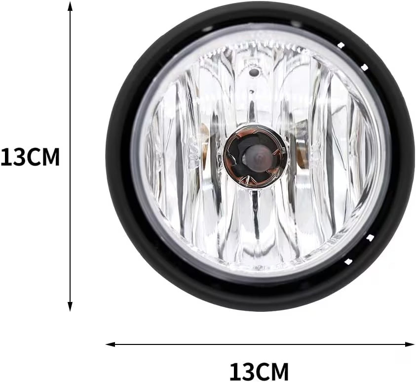 Fog Lamp Replacement With Bulb, Suitable For A Pair Of White Front Fog Lamps On The Passenger And Driver Sides