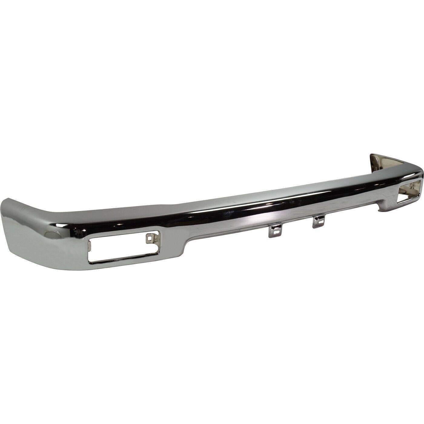 Front Bumper For 1989-1995 Pickup Chrome Steel 2WD