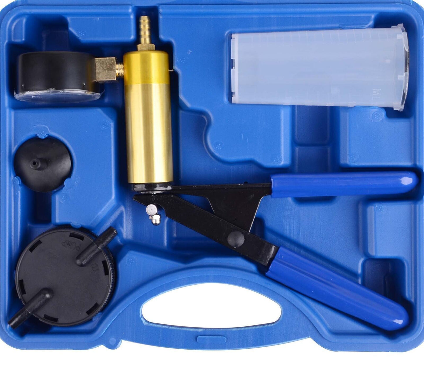 HAND VACUUM  HELD BRAKE BLEEDER TESTER SET BLEED CAR MOTORBIKE BLEEDING KIT