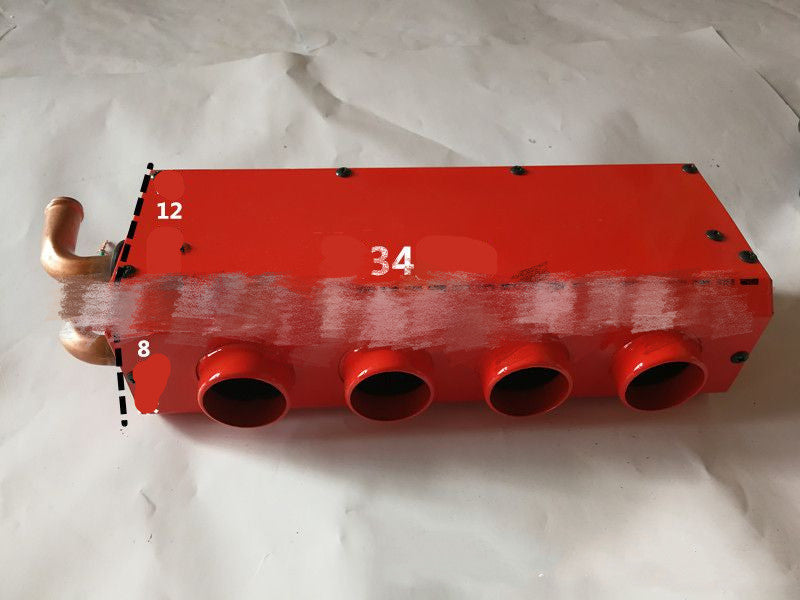 Car Heater Long Small Four Hole Copper Pipe