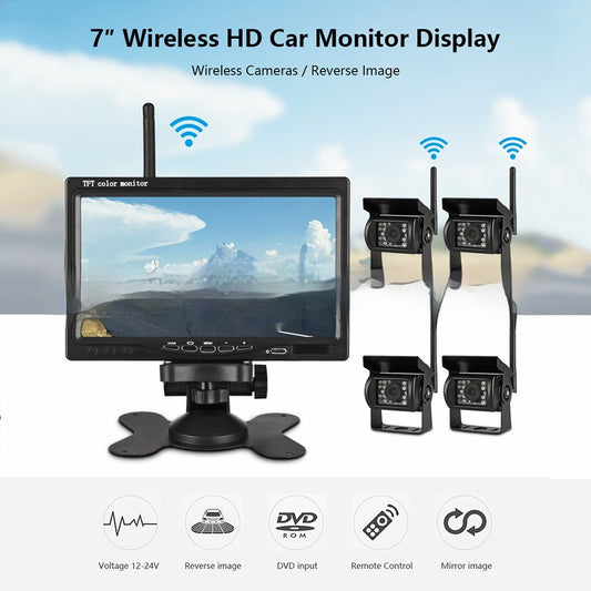 Vehicle-mounted 7-inch Truck Trailer Excavator Driving Monitoring Recorder