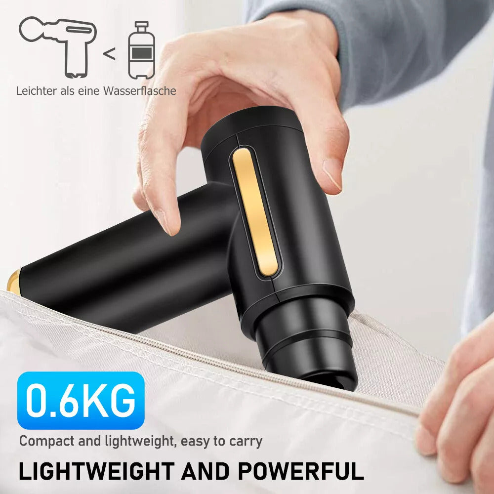 Massage Gun Mini, Muscle Massager Portable 35DB Ultra Quiet 6 Modes