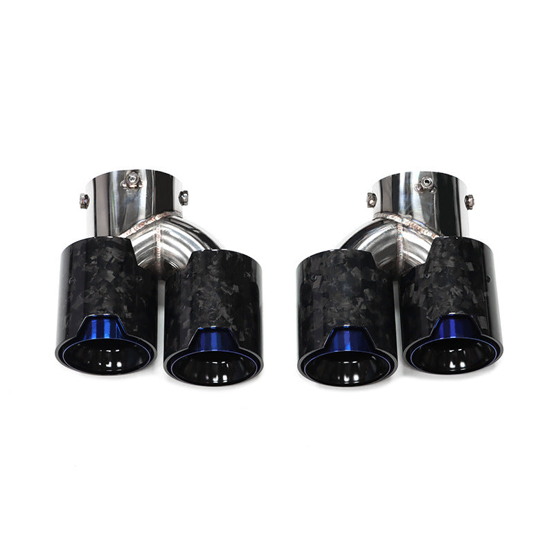 Car Modification Stainless Steel Carbon Fiber Exhaust Pipe