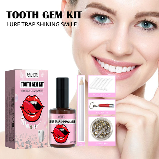 Tooth Gem Kit - Complete Teeth Gems Kit For DIY Tooth Decoration With Glue, Light, And Assorted Gems Perfect For Personalizing Your Smile, Tooth Art, And Cosmetic Teeth Enhancements