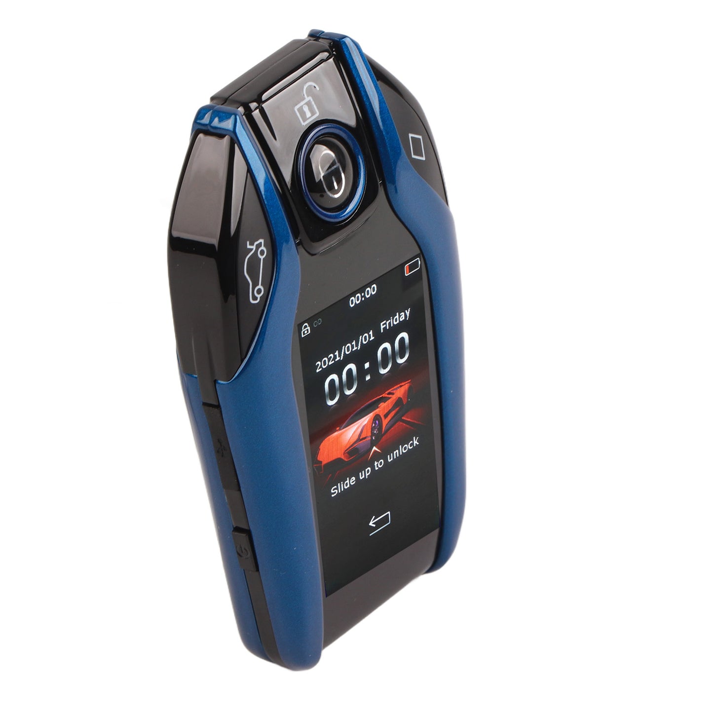 Universal TK800+ LCD Touch Screen Smart Key Remote Keyless Entry for All Start Stop Engine Button Models Blue