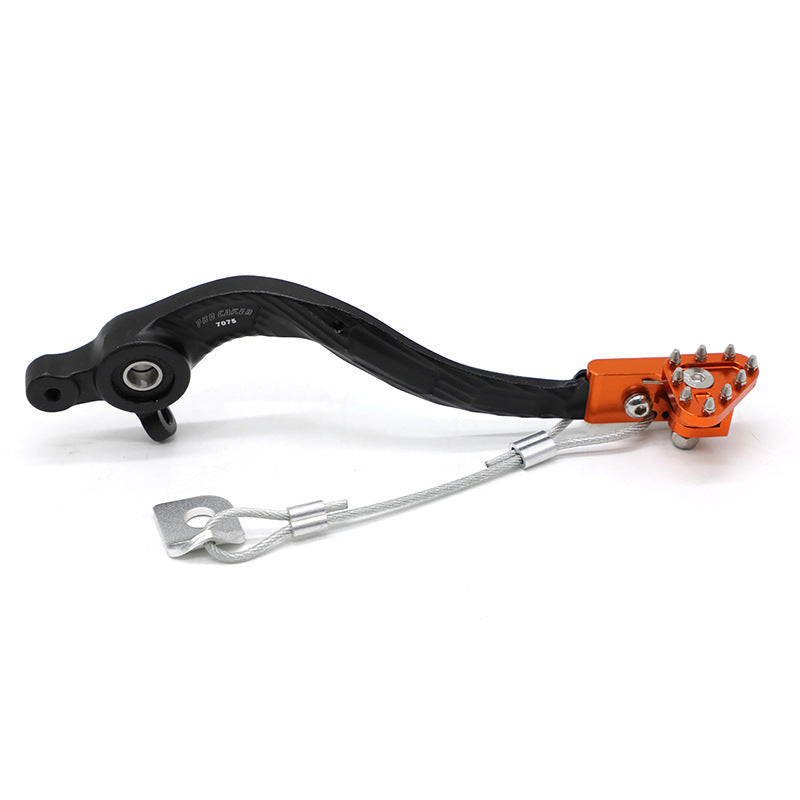 Modified Off-road Motorcycle With Rope Brake Pedal