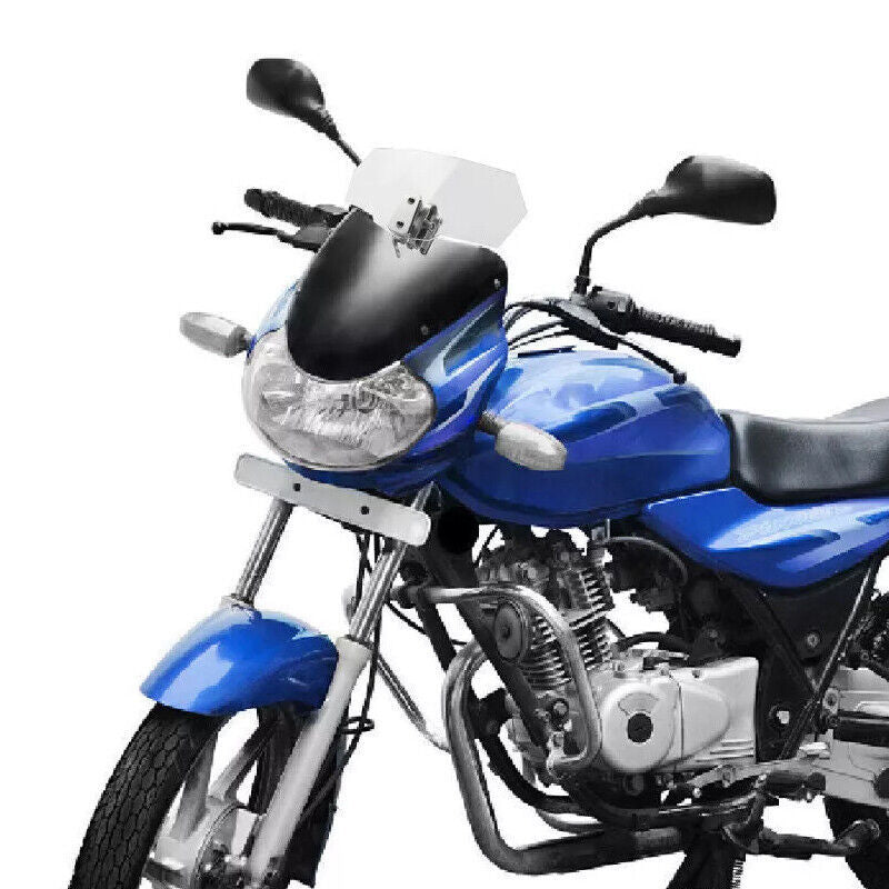 Motorcycle Motorbike Clip On Windshield Wind Screen Deflector Extension Spoiler