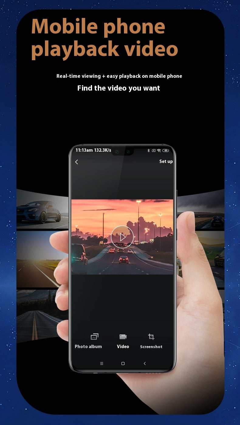 Rearview Mirror 12 Inch 2.5K Tachograph