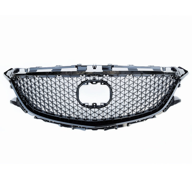Honeycomb Middle Net Refitted Bright Black Piano Paint Front Grille