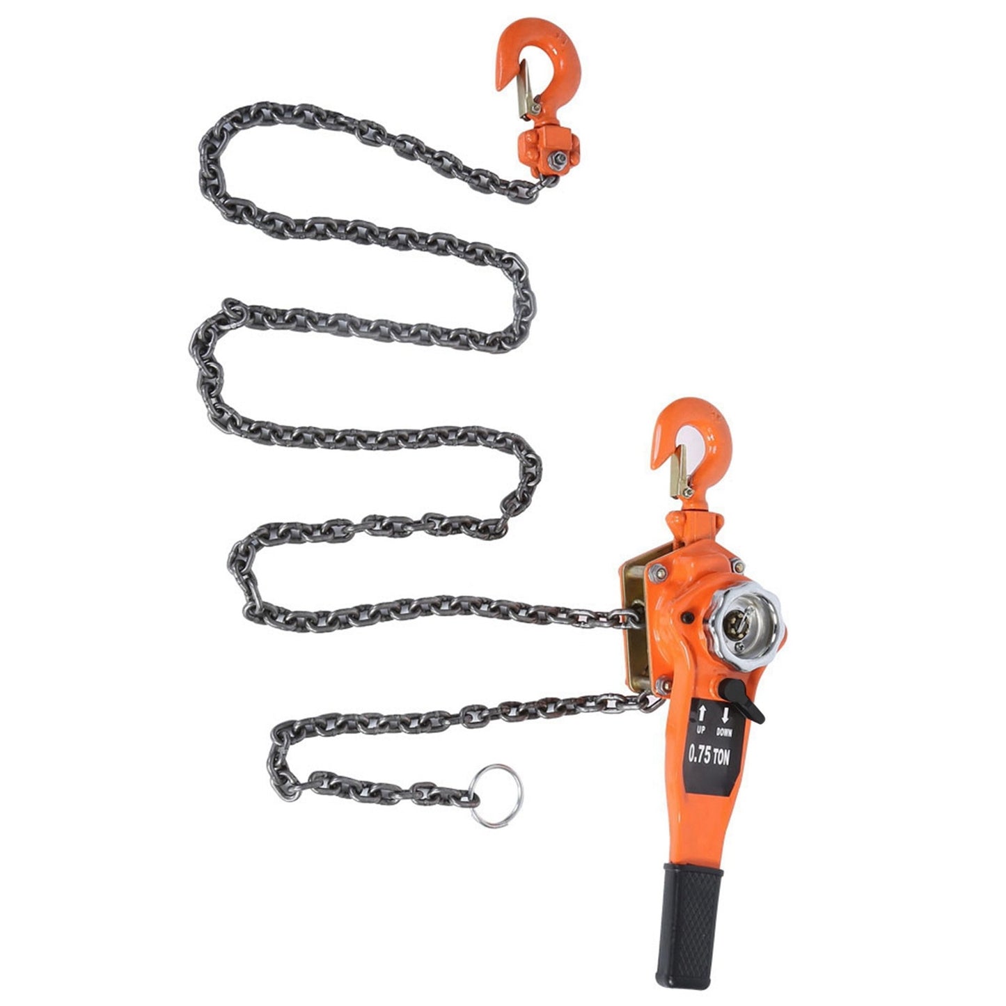 0.75t Orange Color Chain Block Hoist Ratchet Hoist Ratchet Lever Pulley Lifting 3meters