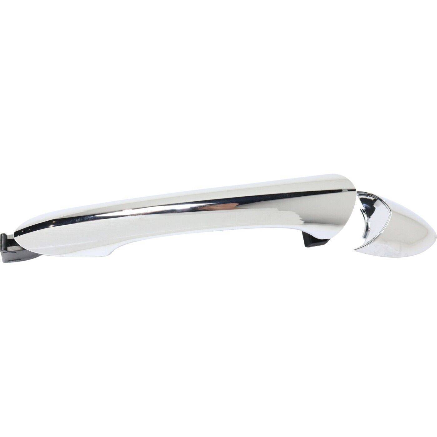 Exterior Door Handle For 2011-2015 Hyundai Sonata Rear LH Or RH Chrome Plastic