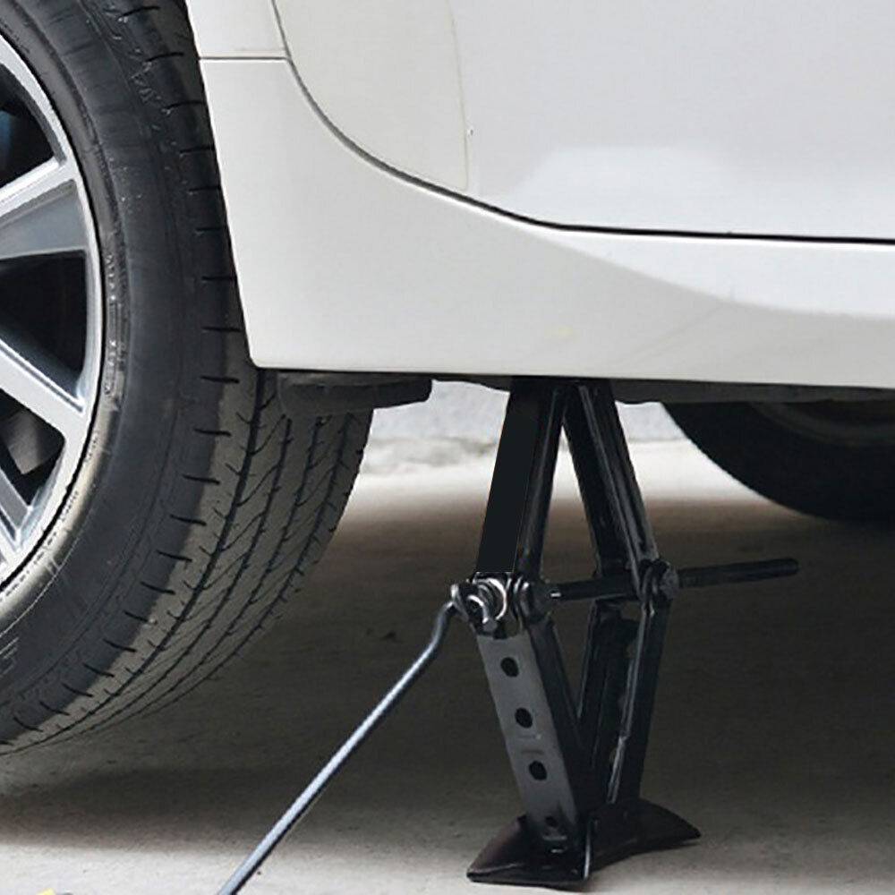 2 Ton Scissor Jack Car Van Wind Up Tyre Lift Handle Emergency Reparing Tool Kit
