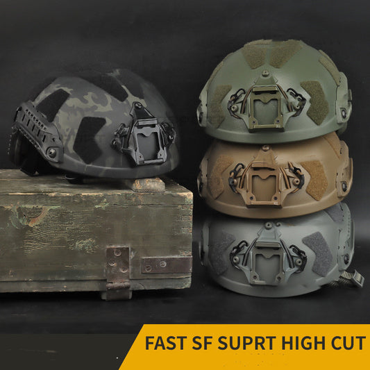 Casque tactique de couleur unie, version de protection complète
